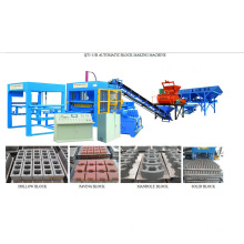 Machine de fabrication automatique de blocs de ciment Machine de fabrication de briques Machine à moules à blocs (QT5-15b)